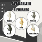 Скално катерене (Катерач) – Унисекс спортен медальон от сребро 925 с частично позлатено покритие – Ръчно изработено спортно бижу – Идеален подарък за фен на катеренето – SSJ