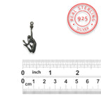 Волейболистка – Женско спортно бижу • медальон от сребро 925 (оксидирано) • ръчна изработка • талисман • идеален подарък – SSJ