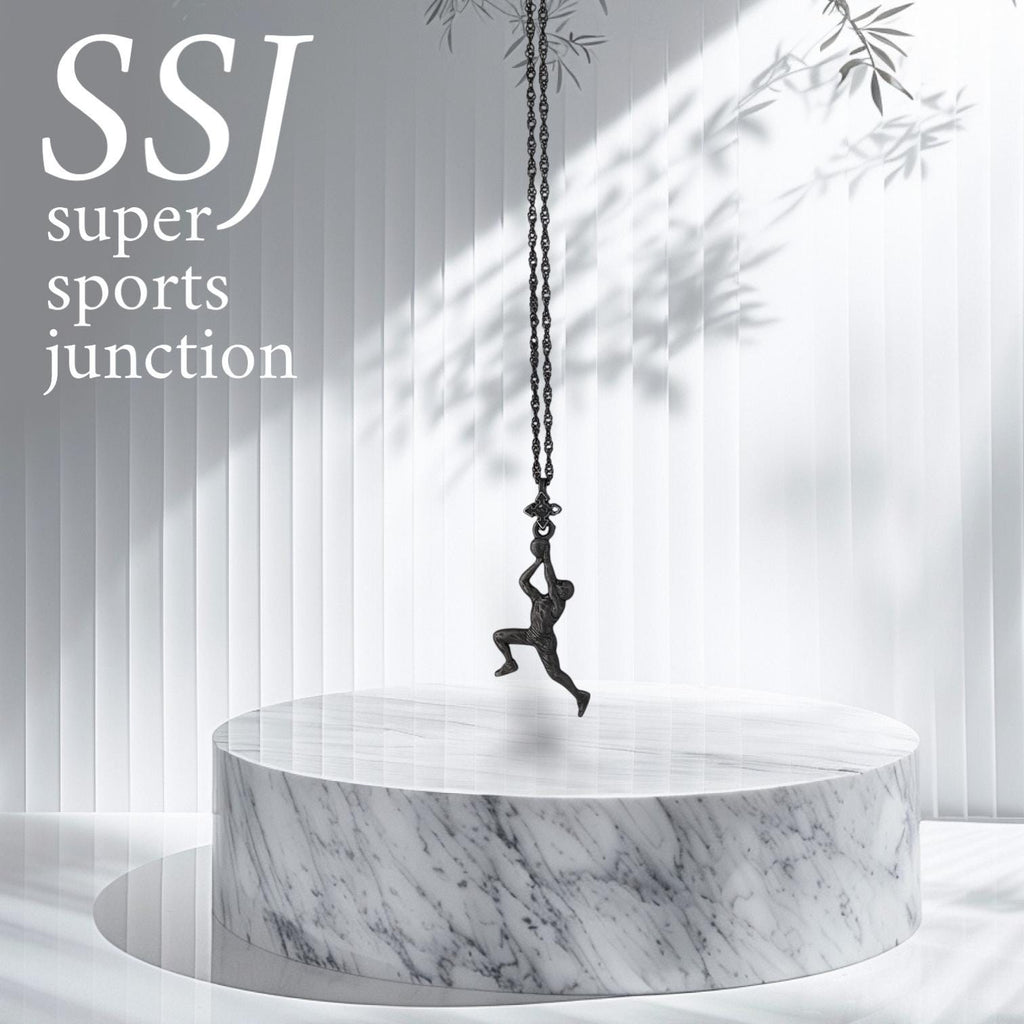 Баскетбол – Мъжки спортен медальон от сребро 925 с оксидирано покритие – Ръчно изработено бижу талисман за баскетболисти и фенове – Идеален подарък за спортист, треньор или почитател – SSJ