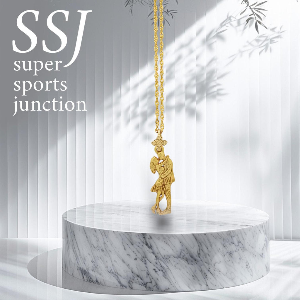 Танго – Унисекс медальон с позлатено покритие – Сребро 925 – Ръчно изработено бижу – Идеален подарък – SSJ