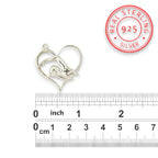 Любов към плуването – Дамски спортен медальон от сребро 925 с класическо покритие – Ръчно изработено спортно бижу – Идеален подарък за жена, фенка на плуването – SSJ