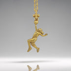 Баскетбол – Женски спортен медальон от сребро 925 с позлатено покритие – Ръчно изработено бижу талисман за баскетболистки и фенки на спорта – Идеален подарък за спортист, треньор или почитател – SSJ