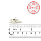 Плувец (бътерфлай) – Мъжки спортен медальон от сребро 925 с класическо покритие – Ръчно изработено спортно бижу – Идеален подарък за мъж, фен на плуването – SSJ