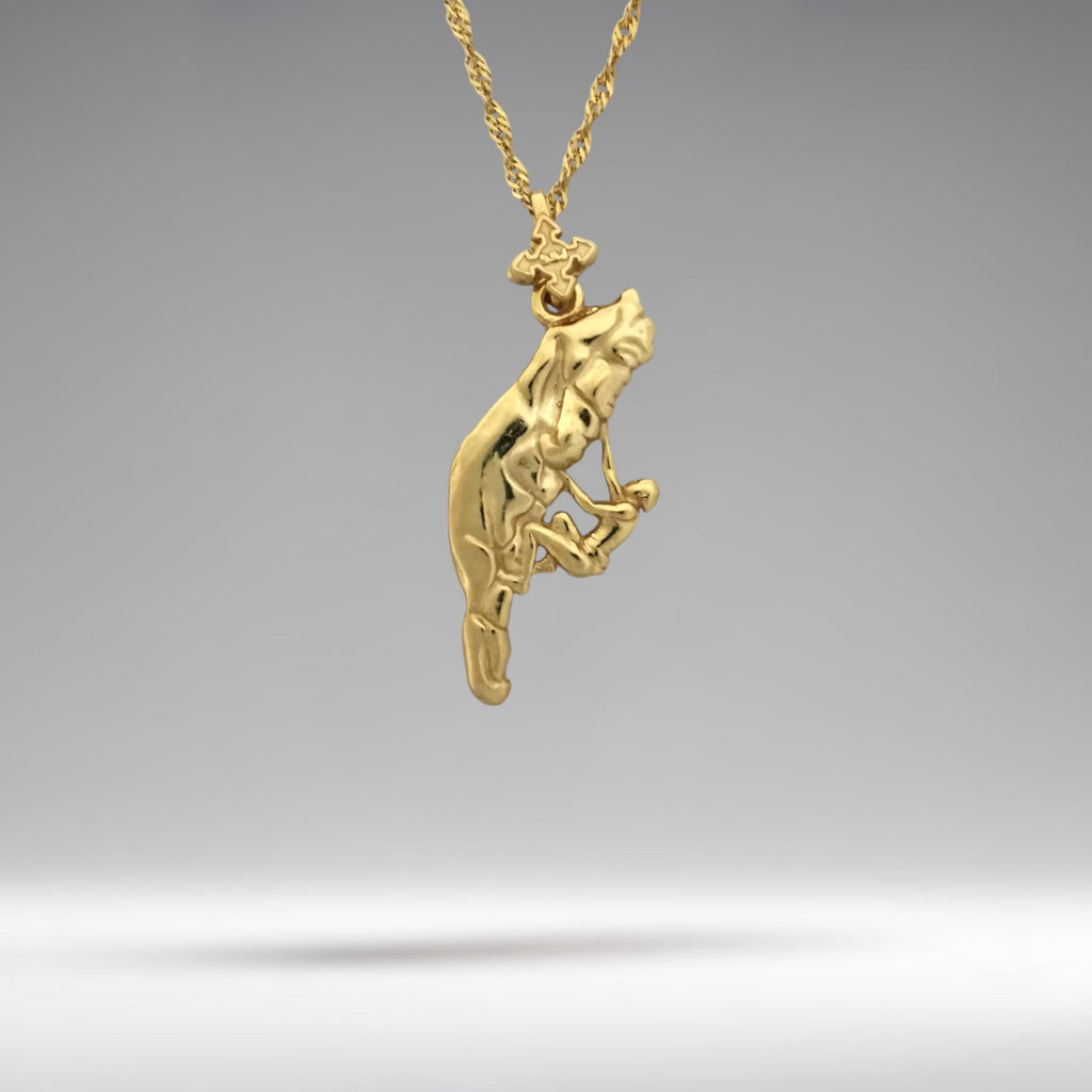 Gold-plated rock climbing necklace made from solid 925 sterling silver — a powerful unisex pendant celebrating strength, movement, and the spirit of adventure.

This dynamic piece captures a climber mid-ascent with fine detail in rope and pose. The polished gold plating adds warmth and intensity — perfect for those who conquer cliffs, chase summits, or thrive outdoors. A bold statement for men and women who live without limits.
