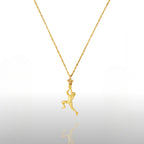 Баскетбол – Мъжки спортен медальон от сребро 925 с позлатено покритие – Ръчно изработено бижу талисман за баскетболисти и фенове – Идеален подарък за спортист, треньор или почитател – SSJ