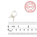 Въздушна акробатика – Женски спортен медальон от сребро 925 с класическо полирано покритие – Ръчно изработено бижу талисман за гимнастички и танцьорки – Идеален подарък за спортист, треньор или фен – SSJ