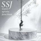 Скално катерене (Катерач) – Унисекс спортен медальон от сребро 925 с оксидирано покритие – Ръчно изработено спортно бижу – Идеален подарък за фен на катеренето – SSJ