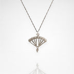 Парашутизъм (Скайдайвинг) – Унисекс спортен медальон от сребро 925 в класическо сребро – Ръчно изработено спортно бижу – Идеален подарък за фен на екстремните спортове – SSJ