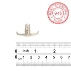 Гимнастик на халки – Мъжки спортен медальон от сребро 925 с класическо полирано покритие – Ръчно изработено бижу талисман за гимнастици и спортисти – Идеален подарък за спортист, треньор или фен – SSJ