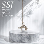 Борба – Мъжки спортен медальон от сребро 925 – Ръчно изработено бижу талисман за борци, треньори и фенове на бойните изкуства – SSJ