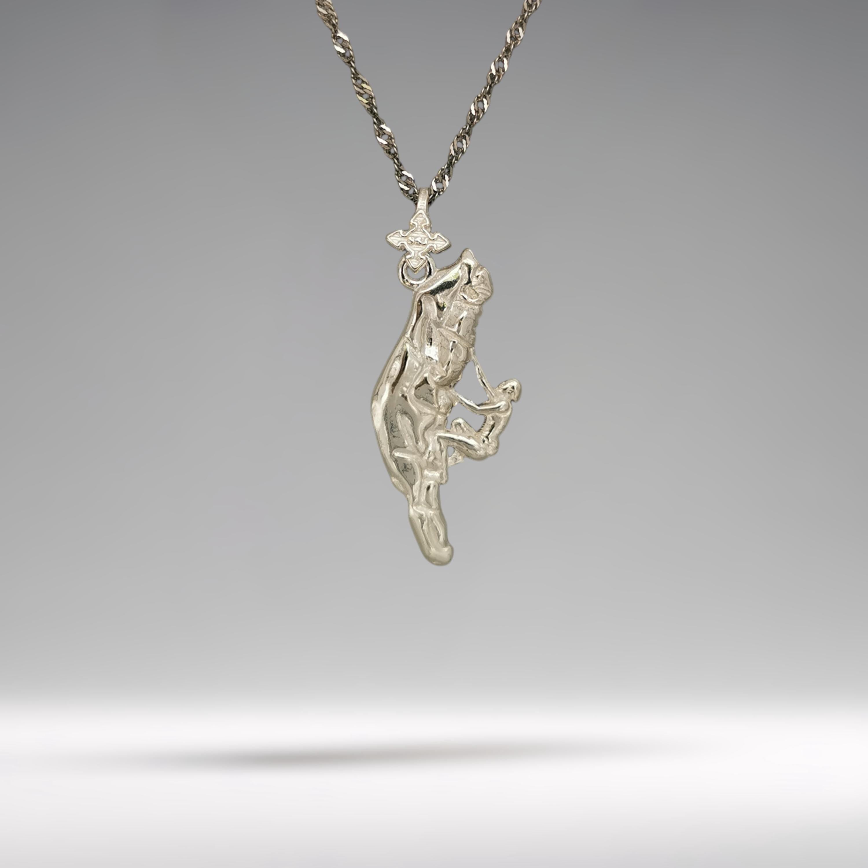 Rock climbing necklace handcrafted from solid 925 sterling silver — a clean and timeless pendant for men and women who thrive on challenge and movement.

Featuring a climber in dynamic ascent, this unisex piece honors courage, exploration, and the beauty of vertical motion. Its classic silver finish makes it versatile and bold — ideal for daily wear or meaningful gifting.