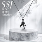 Баскетбол – Мъжки спортен медальон от сребро 925 с оксидирано черно покритие – Ръчно изработено бижу талисман за баскетболисти и фенове – Идеален подарък за спортист, треньор или почитател – SSJ