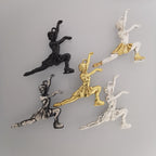 Фигурно пързаляне – Дамски спортен медальон от сребро 925 в класическо сребро – Ръчно изработено спортно бижу – Идеален подарък за жена, фенка на фигурното пързаляне – SSJ