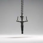 Сребърен мъжки медальон 925 гимнастика | Халки железен кръст