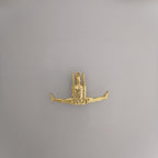 Гимнастик на халки – Мъжки спортен медальон от сребро 925 с позлатено покритие – Ръчно изработено бижу талисман за гимнастици и спортисти – Идеален подарък за спортист, треньор или фен – SSJ