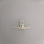 Гимнастик на халки – Мъжки спортен медальон от сребро 925 с класическо полирано покритие – Ръчно изработено бижу талисман за гимнастици и спортисти – Идеален подарък за спортист, треньор или фен – SSJ