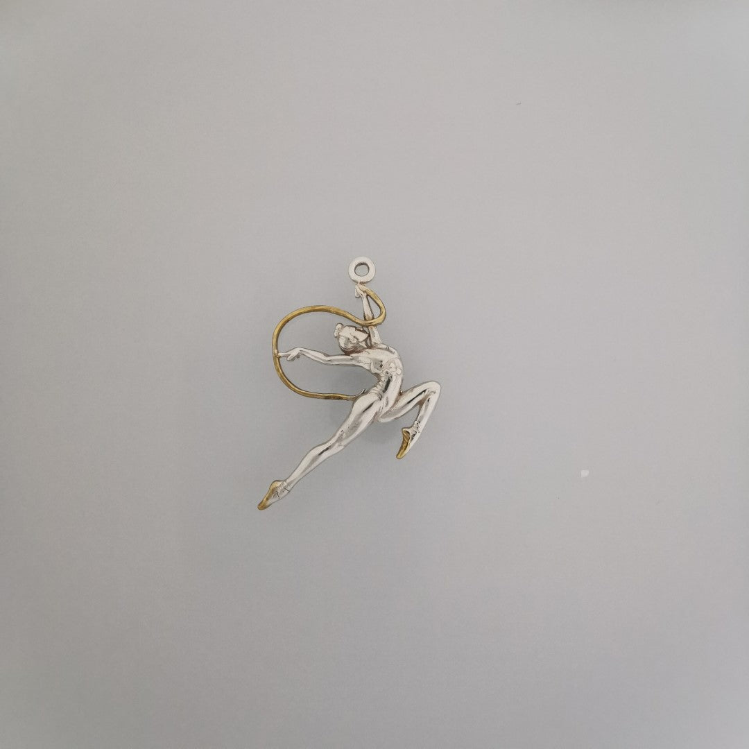 Художествена гимнастика висулка за жени 925 стерлингово сребро