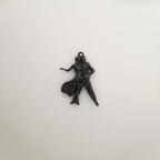 Спортни танци – Унисекс медальон с оксидирано покритие – Сребро 925 – Ръчно изработено спортно бижу – Идеален подарък – SSJ