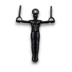 Сребърен мъжки медальон 925 гимнастика | Халки железен кръст