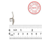 Pole Dance (Танци на пилон) – Дамски спортен медальон от сребро 925 в класическо сребро – Ръчно изработено спортно бижу – Идеален подарък за жена, фенка на гимнастиката – SSJ