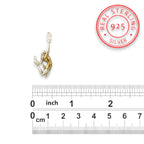 Волейболистка – Женски спортен медальон с частично позлатено покритие – Сребро 925 – Ръчно изработено бижу/талисман – SSJ