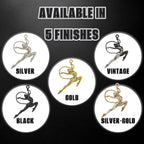 Художествена гимнастика висулка за жени 925 стерлингово сребро