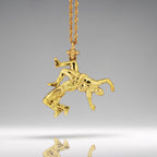 Gold-plated 925 sterling silver wrestling pendant for men – handmade in the EU, ideal for birthdays, graduation, or Father’s Day. Celebrate the strength and spirit of freestyle wrestling with this handcrafted pendant, featuring a wrestler in the middle of a powerful suplex. The rich gold finish adds refined elegance to a raw symbol of resilience, technique, and athletic pride.For men who fight with purpose — on the mat and in life — this piece honors grit, determination, and bold personal style.