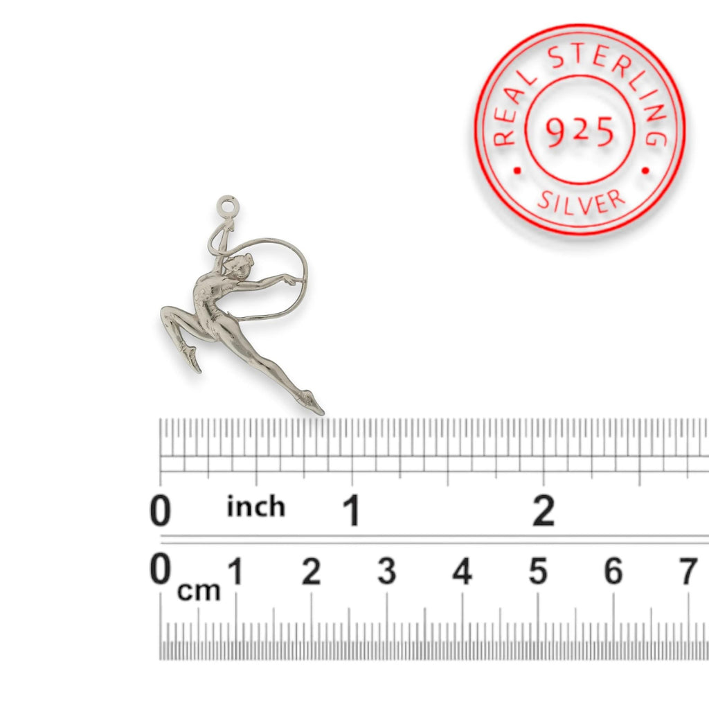 Художествена гимнастика висулка за жени 925 стерлингово сребро