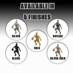 Баскетбол – Мъжки спортен медальон от сребро 925 с частично позлатено покритие – Ръчно изработено бижу талисман за баскетболисти и фенове – Идеален подарък за спортист, треньор или почитател – SSJ