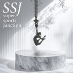 Волейболистка – Женско спортно бижу • медальон от сребро 925 (оксидирано) • ръчна изработка • талисман • идеален подарък – SSJ