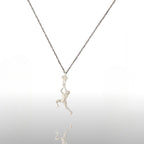 Баскетбол – Мъжки спортен медальон от сребро 925 с класическо полирано покритие – Ръчно изработено бижу талисман за баскетболисти и фенове – Идеален подарък за спортист, треньор или почитател – SSJ