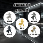 Спортни танци – Унисекс медальон с оксидирано покритие – Сребро 925 – Ръчно изработено спортно бижу – Идеален подарък – SSJ