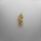 Танго – Унисекс медальон с позлатено покритие – Сребро 925 – Ръчно изработено бижу – Идеален подарък – SSJ