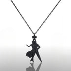 Спортни танци – Унисекс медальон с оксидирано покритие – Сребро 925 – Ръчно изработено спортно бижу – Идеален подарък – SSJ