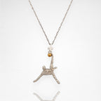 Футболист (задна ножица) – Мъжки спортен медальон от сребро 925 с частично позлатено покритие – Ръчно изработено спортно бижу – Идеален подарък за мъж, фен на футбола – SSJ