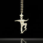 Classic silver skateboard necklace for men and teen boys made from solid 925 sterling silver – a sleek streetwear pendant for skaters, freestyle athletes, and urban style fans. This clean-cut jewelry piece captures the energy and attitude of skateboarding with timeless shine and bold presence.

Handcrafted with motion and detail, it reflects freedom, confidence, and the fearless drive of street sport culture. A great choice for daily wear, milestones, or stylish personal expression.