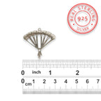 Парашутизъм (Скайдайвинг) – Унисекс спортен медальон от сребро 925 в класическо сребро – Ръчно изработено спортно бижу – Идеален подарък за фен на екстремните спортове – SSJ